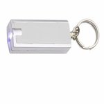 Simple Touch LED key chain - White