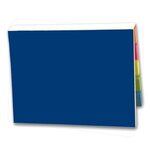 SimpliColor Versa-Pak - 2 Sticky Note Pads and 5 Flag Colors - Dark Blue