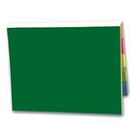 SimpliColor Versa-Pak - 2 Sticky Note Pads and 5 Flag Colors - Dark Green