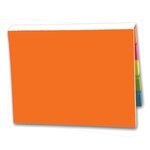 SimpliColor Versa-Pak - 2 Sticky Note Pads and 5 Flag Colors - Orange