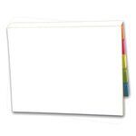 SimpliColor Versa-Pak - 2 Sticky Note Pads and 5 Flag Colors - White