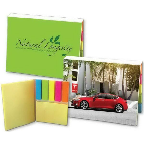 Main Product Image for SimpliColor Versa-Pak - 2 Sticky Note Pads and 5 Flag Colors