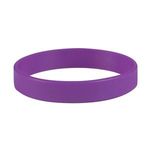 Single Color Silicone Bracelet -  