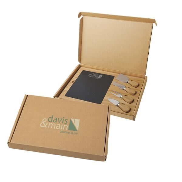 Main Product Image for Slate Cheese Board Gift Box Set