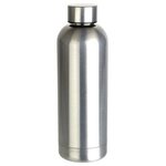 Sleek-Sip 17 oz Vacuum Insulated Stainless Steel Bottle - Metallic Silver