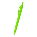 Sleek Write Rubberized Pen - Lime Green