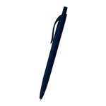 Sleek Write Rubberized Pen - Navy Blue
