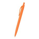 Sleek Write Rubberized Pen - Orange