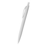 Sleek Write Rubberized Pen - White