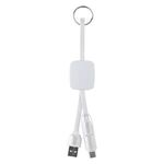 Slide Charging Cables on Key Ring -  