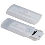 Slide N Store Temperature Strip  Bandage Dispenser - Clear