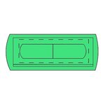 Slide-Right Bandage Dispenser - Clear Green