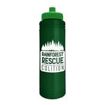 Slim line - 25 oz. Eco Water Bottle with Push-pull lid - Dark Green