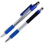 Slim Tech Stylus Pen - Silver-blue