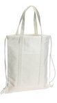 Sloop RPET Canvas Drawstring Backpack - Medium White