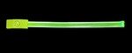 Slow Flash, Fast Flash, and Static LED Wristband - Engraved - Green/Green LED