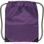 Small Drawstring Backpack - Purple