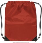 Small Drawstring Backpack - Red
