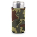 Small Energy Drink Coolie - Green Camo