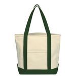 Small Heavy Cotton Canvas Boat Tote Bag -  