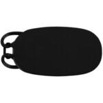 Small Silicone Luggage Tag - Black