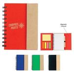 Buy Small Spiral Notebook with Sticky Notes and Flags