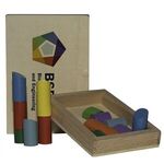 Small Wooden Log Puzzle -  