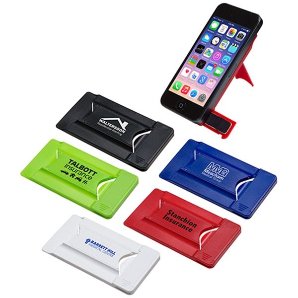 Main Product Image for Smart Mobile Wallet w/Phone Stand & Screen Cleaner