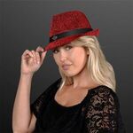 Snazzy Fedora Hat with Black Bands (NON-Light Up) -  