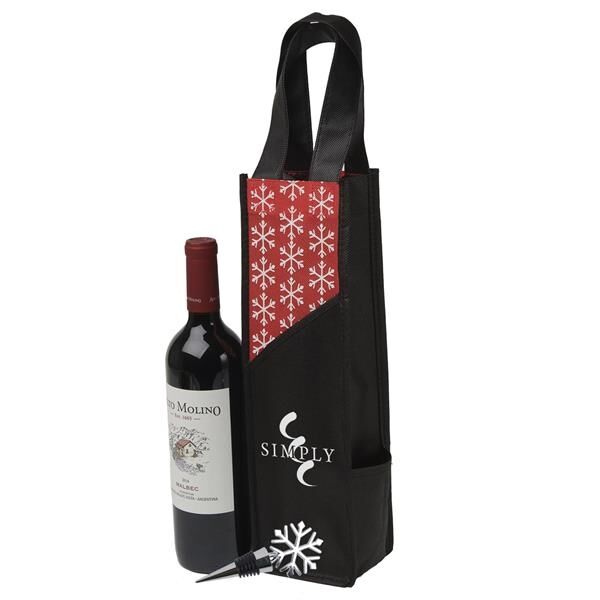 Main Product Image for Snowflake Wine Stopper & Tote