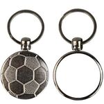 Soccer ball key tag -  