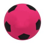 Soccer Ball Squeezies(R) Stress Reliever - Pink-black