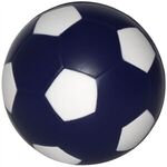 Soccer Ball Squeezies® Stress Reliever - Blue-white