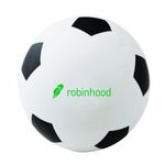 Soccer Ball Stress Reliever - White-black