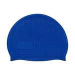 Soft Silicone Swim Caps - Navy Blue