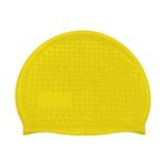 Soft Silicone Swim Caps - Yellow