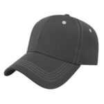 Soft Textured Polyester Mesh Cap - Charcoal