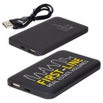 Soft-Touch 4000mAh Hi-Density Polymer Power Bank -  