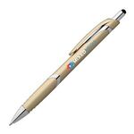 Solana Softy Metallic Pen With Stylus - Full Color with your logo