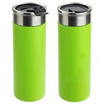 Solari 18 oz Copper-Coated Powder-Coated Insulated Tumbler - Bright Green