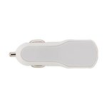 Solas Twin Port USB Car Charger - White