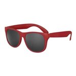Solid Color Classic Sunglasses - Maroon