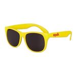 Solid Color Classic Sunglasses - Yellow