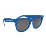 Solid Color Sunglasses - Blue