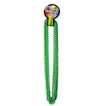 Solid Green Mardi Gras Beads -  