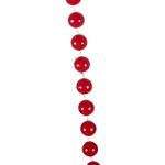 Solid Mardi Gras Beads - Red