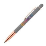 Sonic Softy Rose Gold Gel Pen w/ Stylus - ColorJet