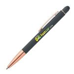 Sonic Softy Rose Gold Gel Pen w/ Stylus - ColorJet