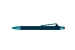 Sonnie Rubberized Pen - Navy Blue