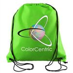 Sophomore Non Woven Drawstring Backpack - Digital - Lime Green